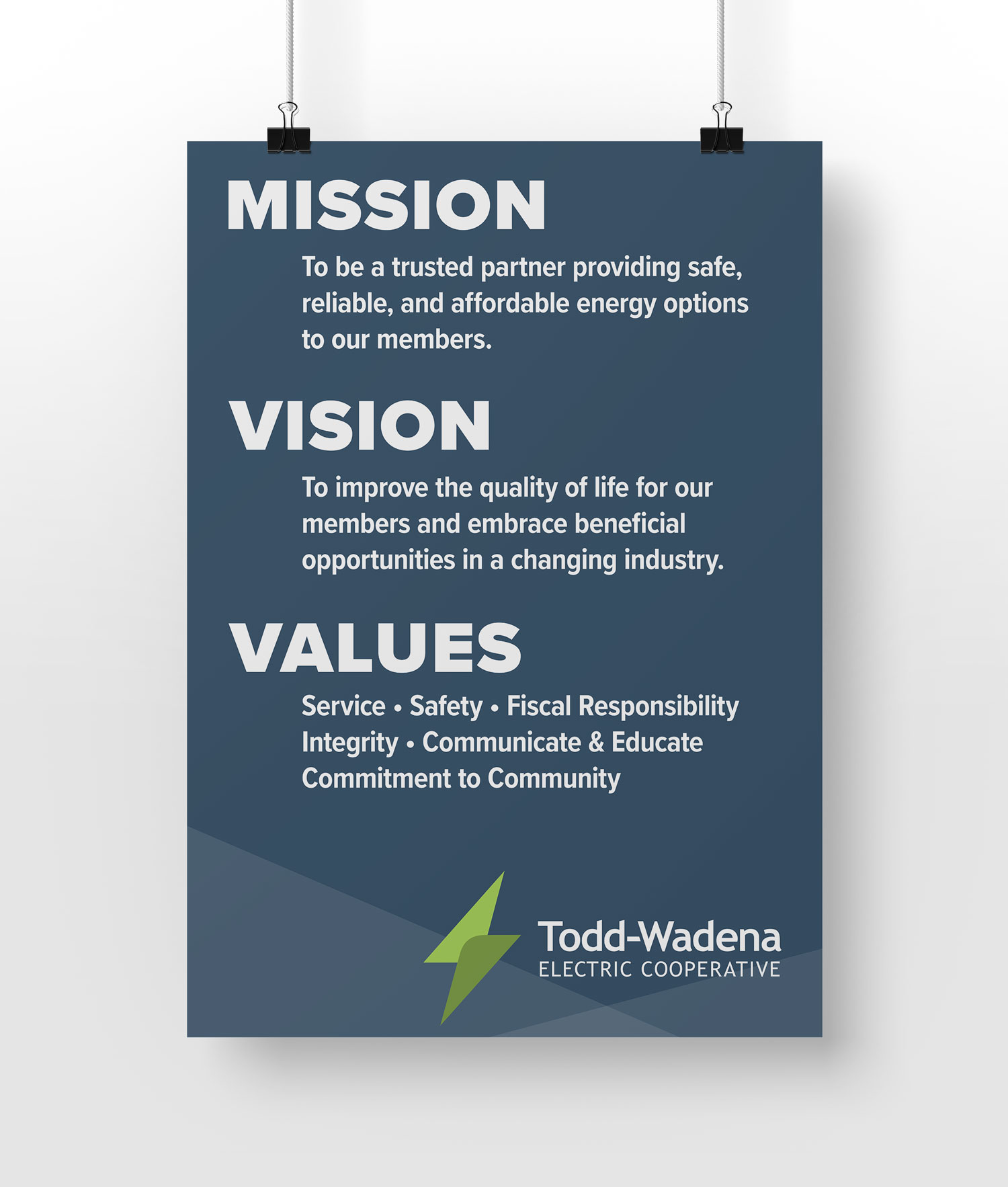 Mission, Vision, and Values Statement 